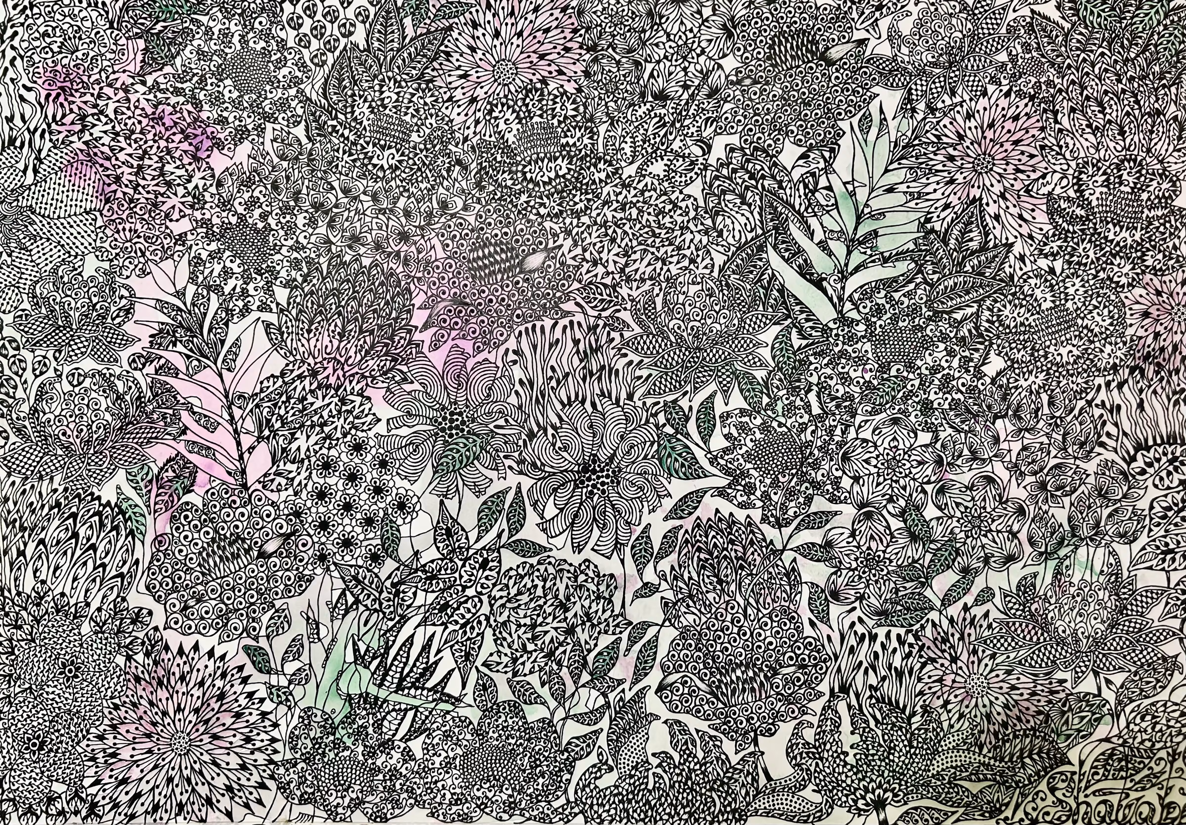 Allure Garden, artwork by Shatabdi Mandal