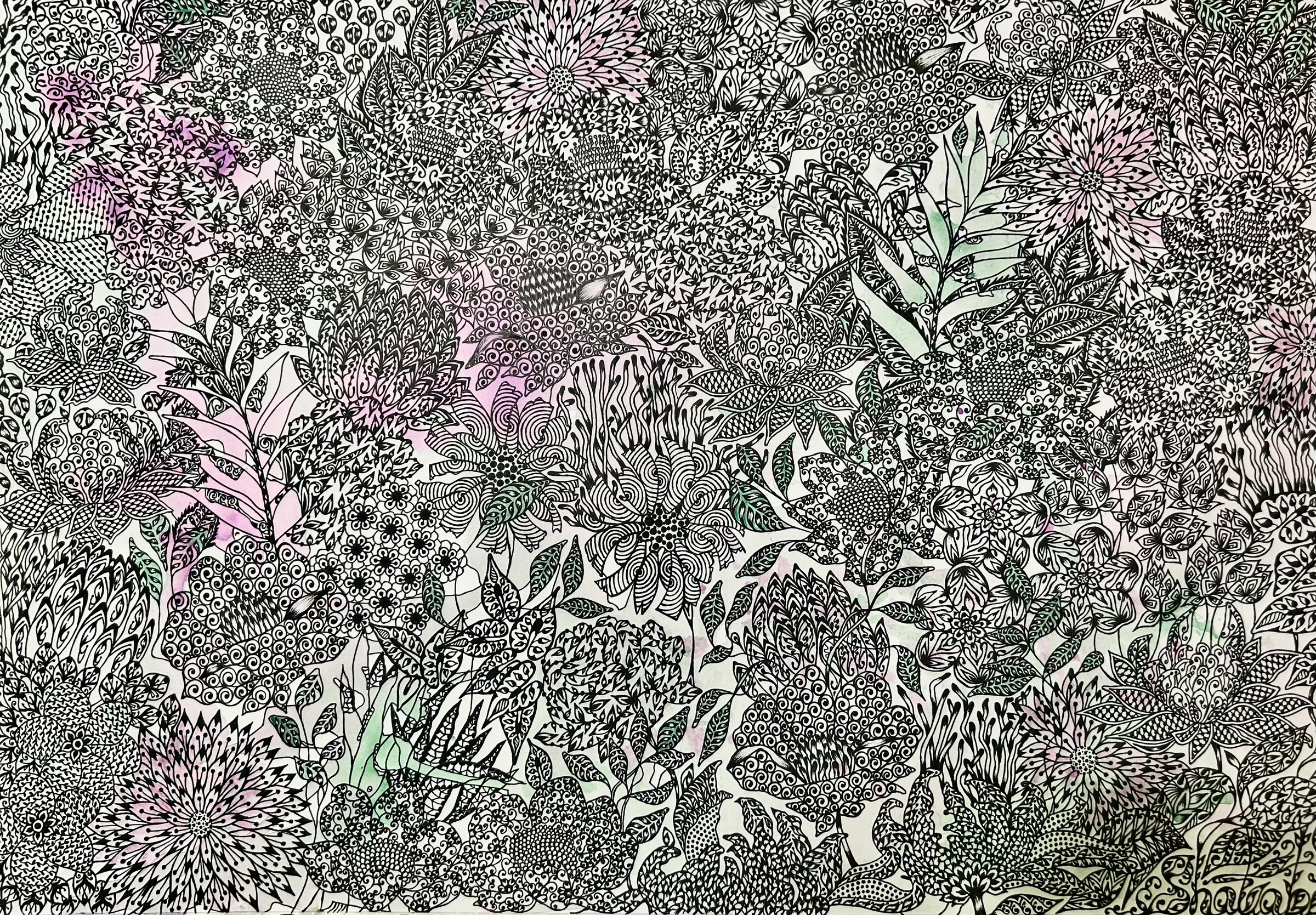 Allure Garden, artwork by Shatabdi Mandal