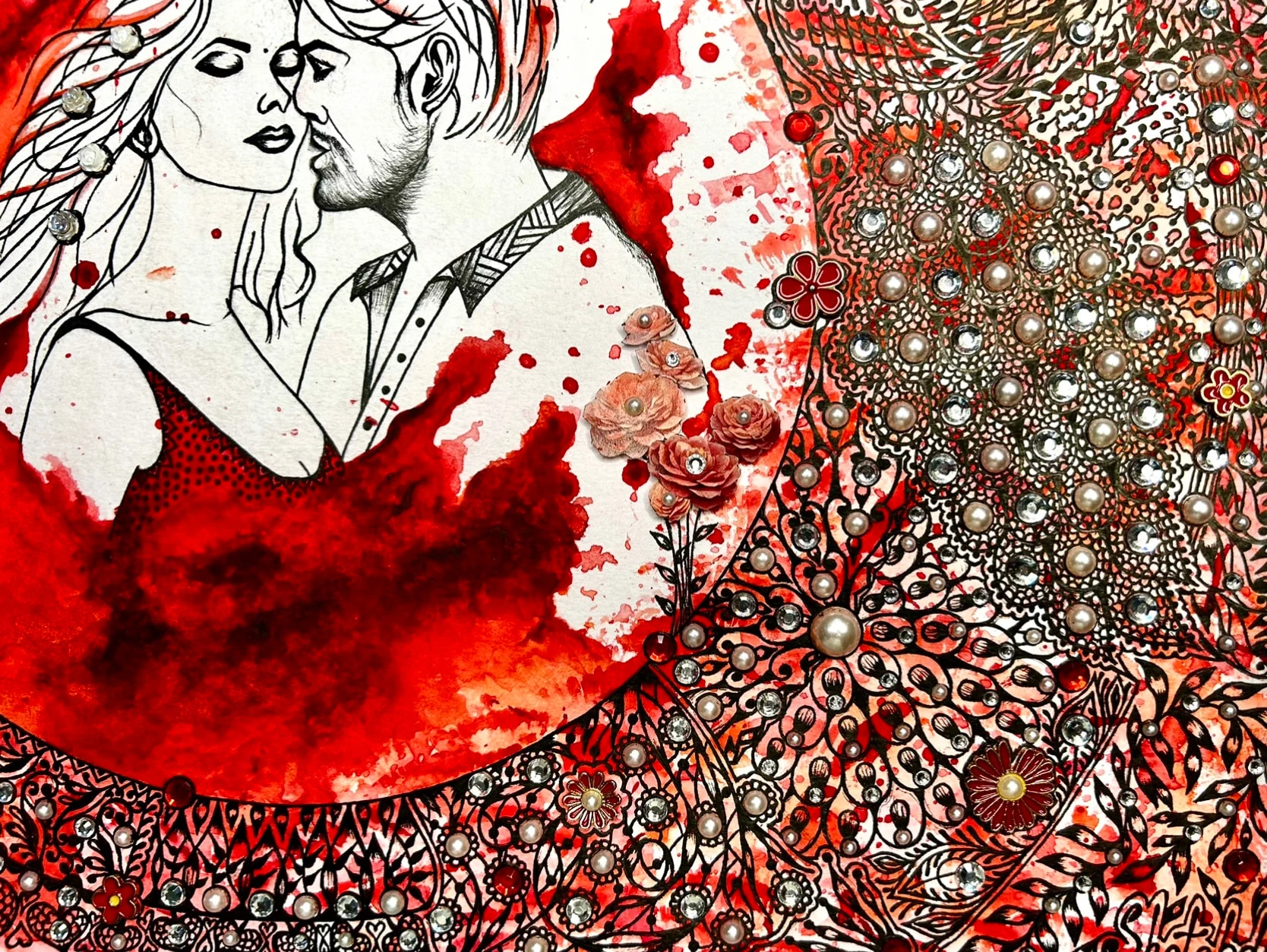 Close-up 2 of Blood Love by Shatabdi Mandal