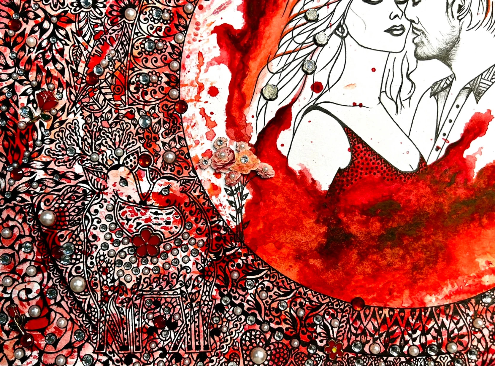 Close-up 3 of Blood Love by Shatabdi Mandal