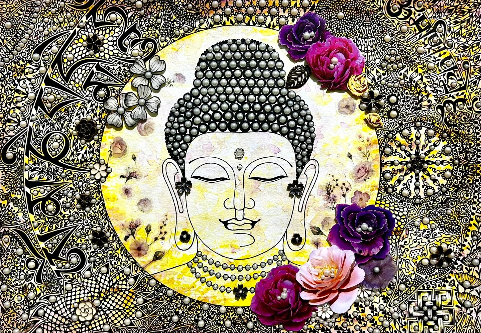 The Enlightened One, artwork by Shatabdi Mandal