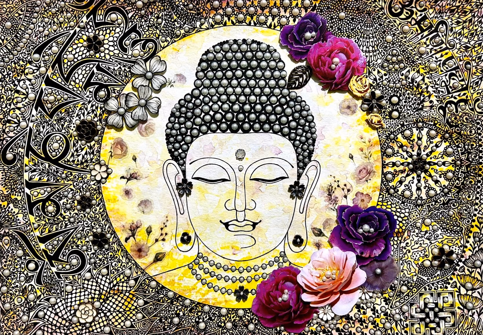 The Enlightened One, artwork by Shatabdi Mandal