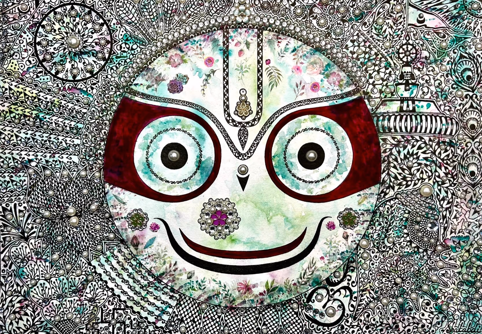 Jagannath, artwork by Shatabdi Mandal