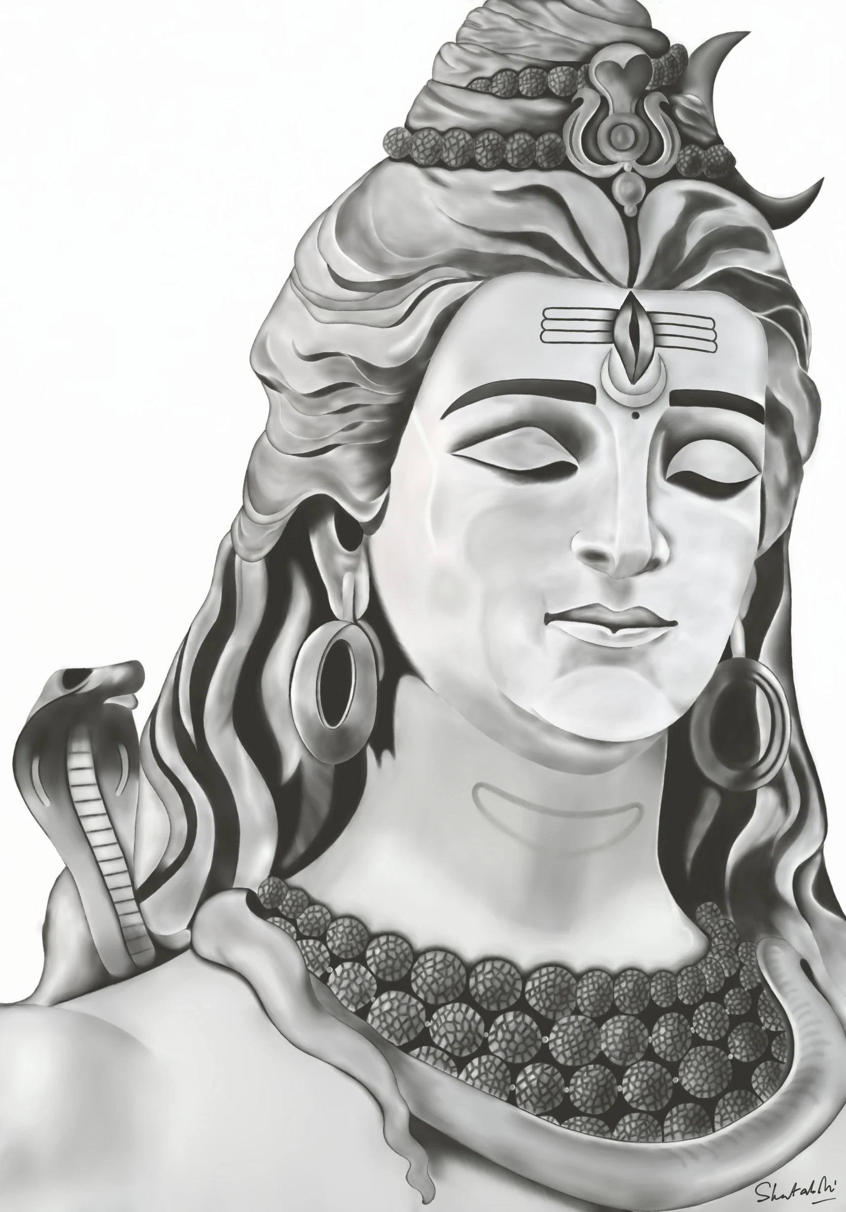 The Omnipotent, artwork by Shatabdi Mandal
