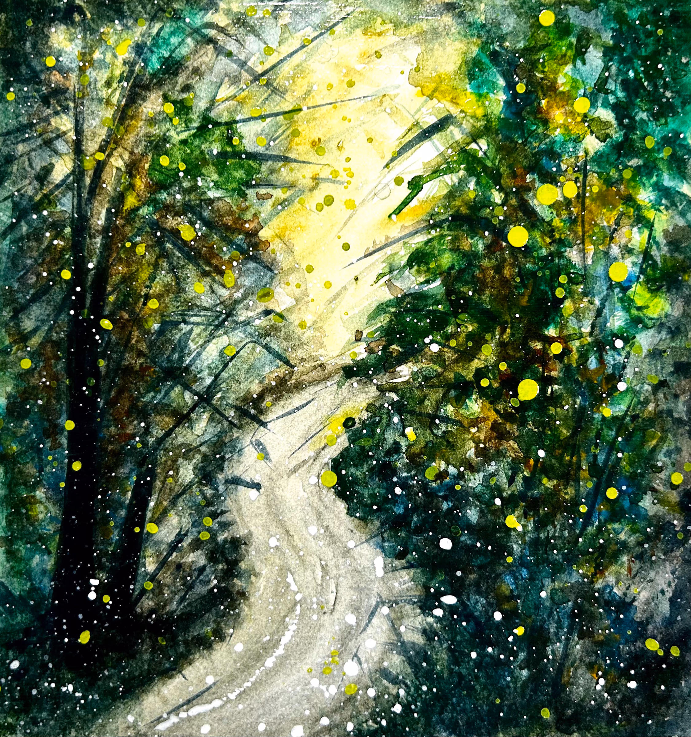 The Right Turn, artwork by Shatabdi Mandal
