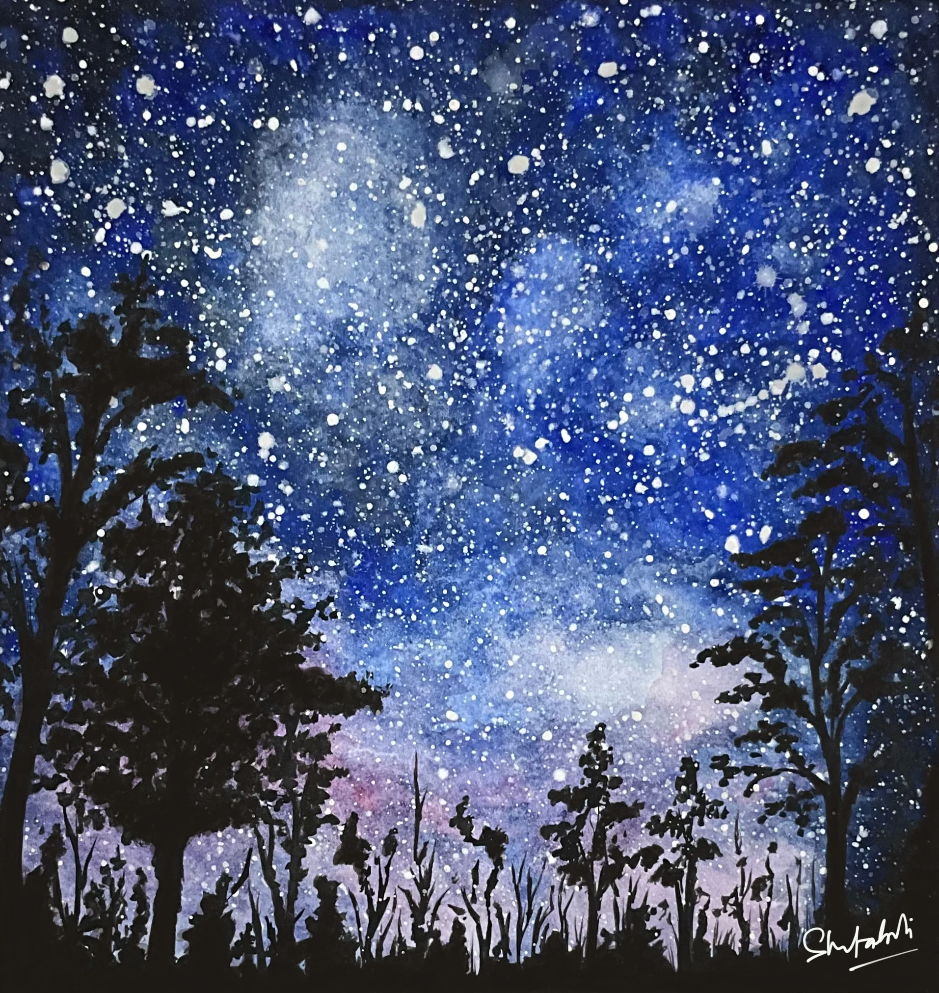 The Night, artwork by Shatabdi Mandal