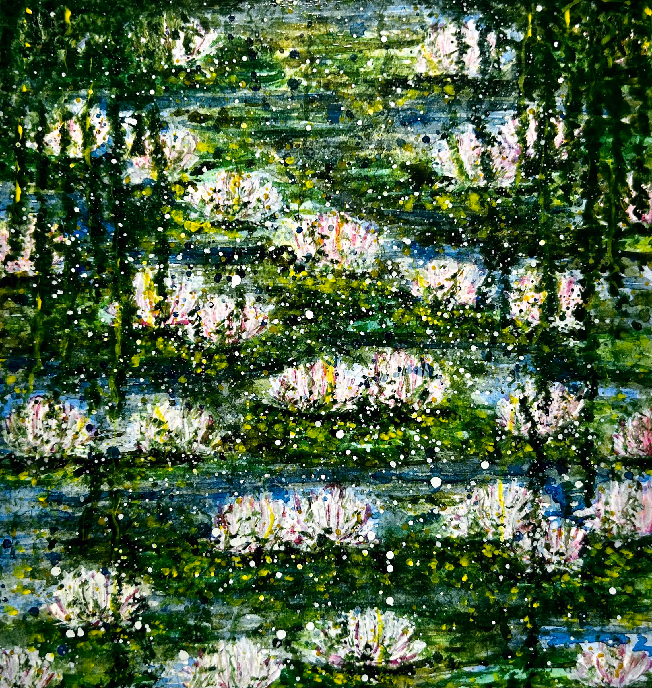 Water Lilies, artwork by Shatabdi Mandal