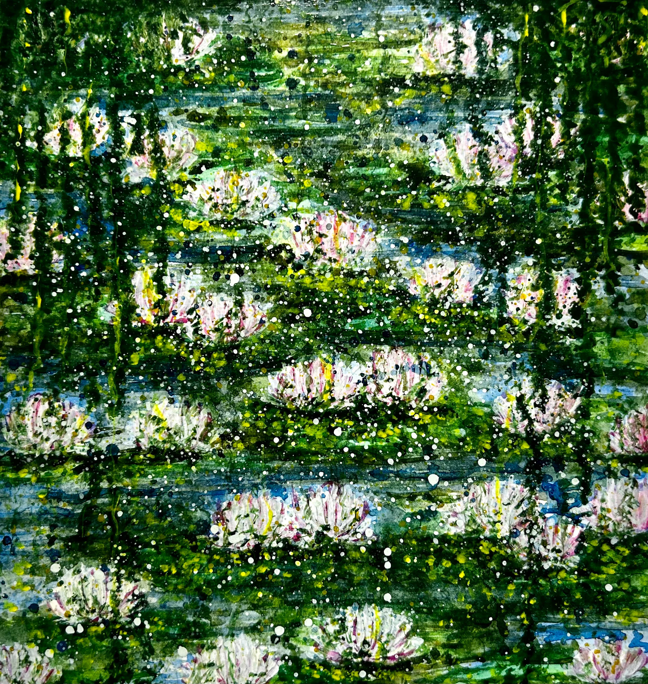 Water Lilies, artwork by Shatabdi Mandal